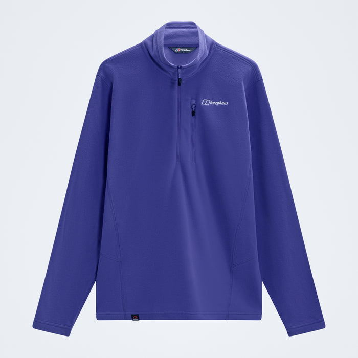 Men's Prism Micro Half Zip Polartec Fleece - Bottle Blue