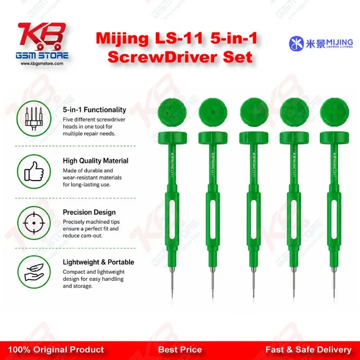Mijing LS-11 5-in-1 ScrewDriver Set