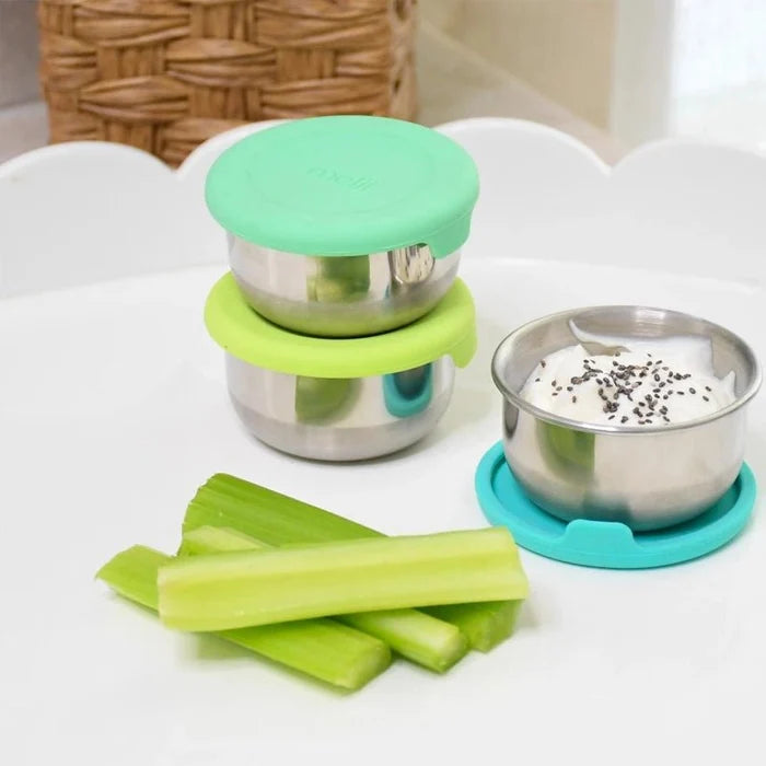 MELII Mini Stainless Steel Condiment Containers - Set of 3 in Kuwait - Waha Lifestyle