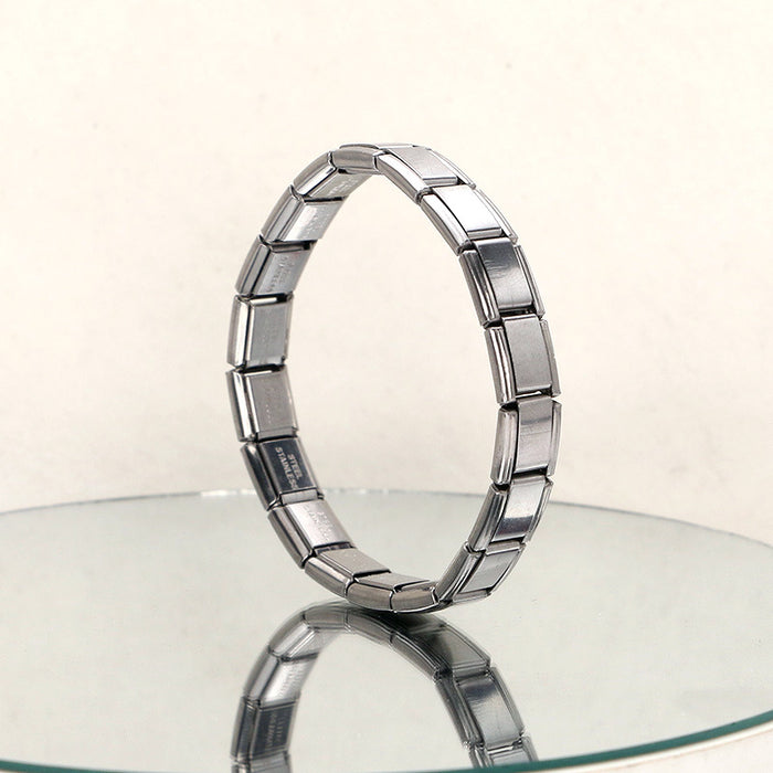 MJ154 - Stainless Steel Silver Bracelet