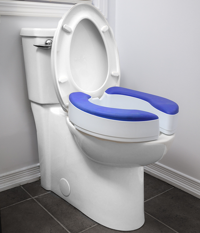 MOBB Adjustable 4" Raised Toilet Seat