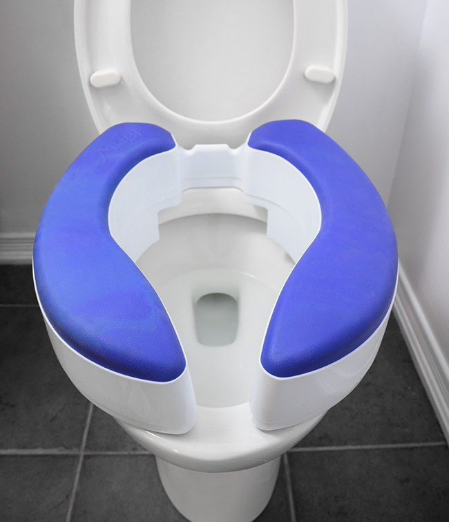 MOBB Adjustable 4" Raised Toilet Seat