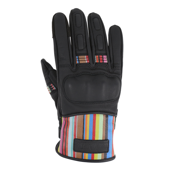 MotoGirl Bessie Glove Stripe