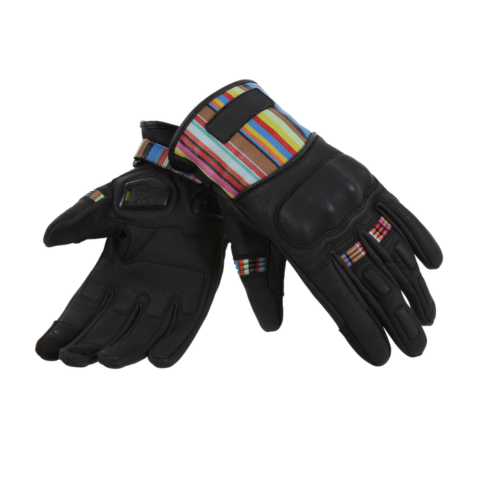 MotoGirl Bessie Glove Stripe
