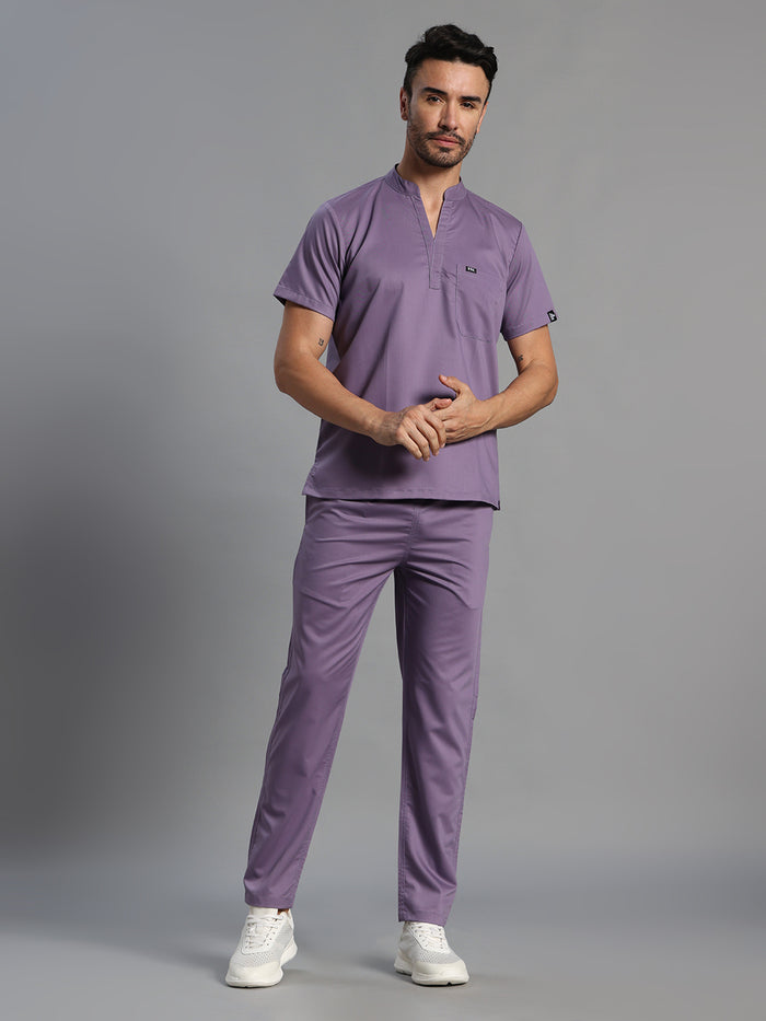 Move Lite Men Ube (Mandarin Neck) Scrub Set