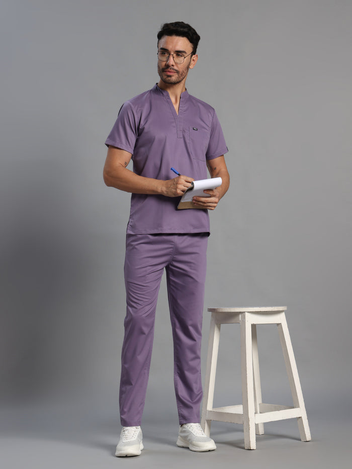 Move Lite Men Ube (Mandarin Neck) Scrub Set