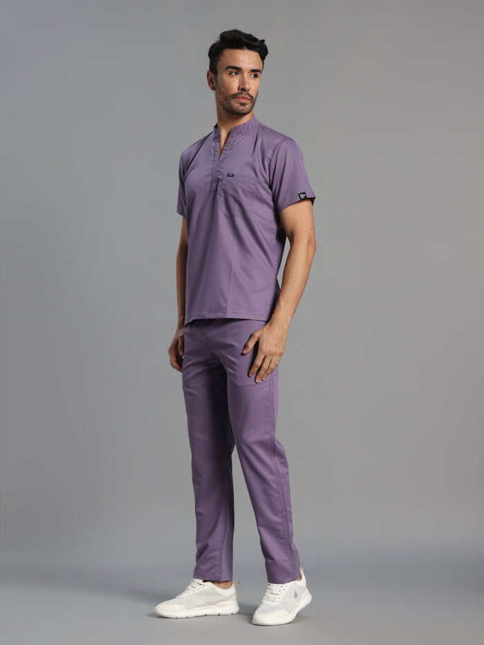 Move Lite Men Ube (Mandarin Neck) Scrub Set