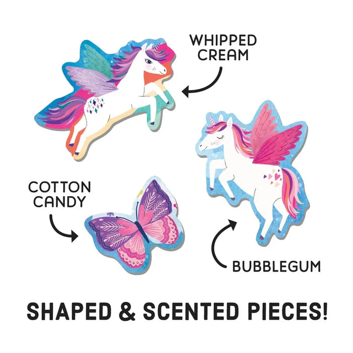 Mudpuppy Scratch & Sniff 60 Piece Puzzle: Unicorn Dreams