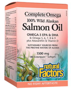 Natural Factors: Complete Omega 100% Wild Alaskan Salmon Oil