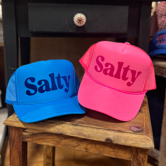 Neon Salty Trucker Hat