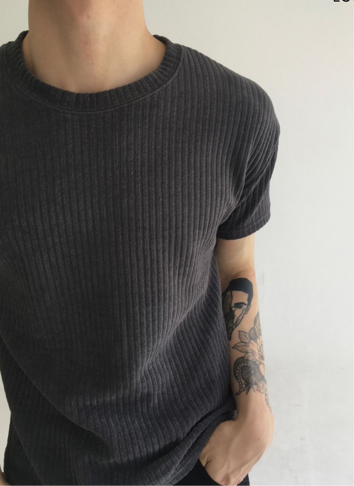 Net Velvet Half T-Shirt