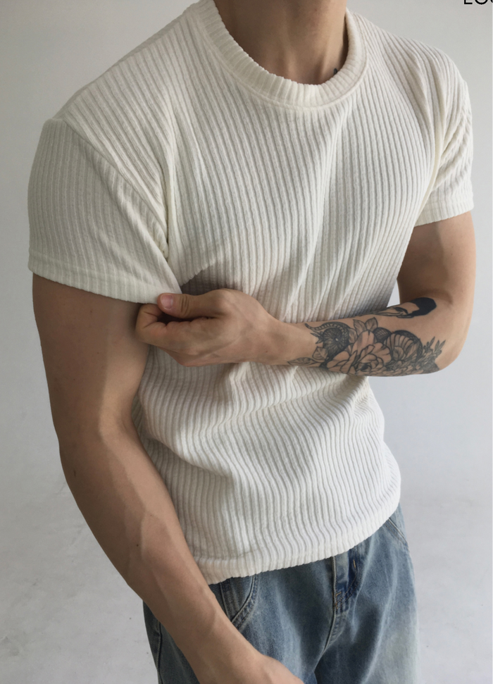 Net Velvet Half T-Shirt