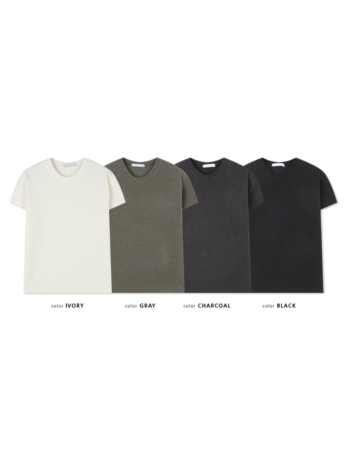 Net Velvet Half T-Shirt