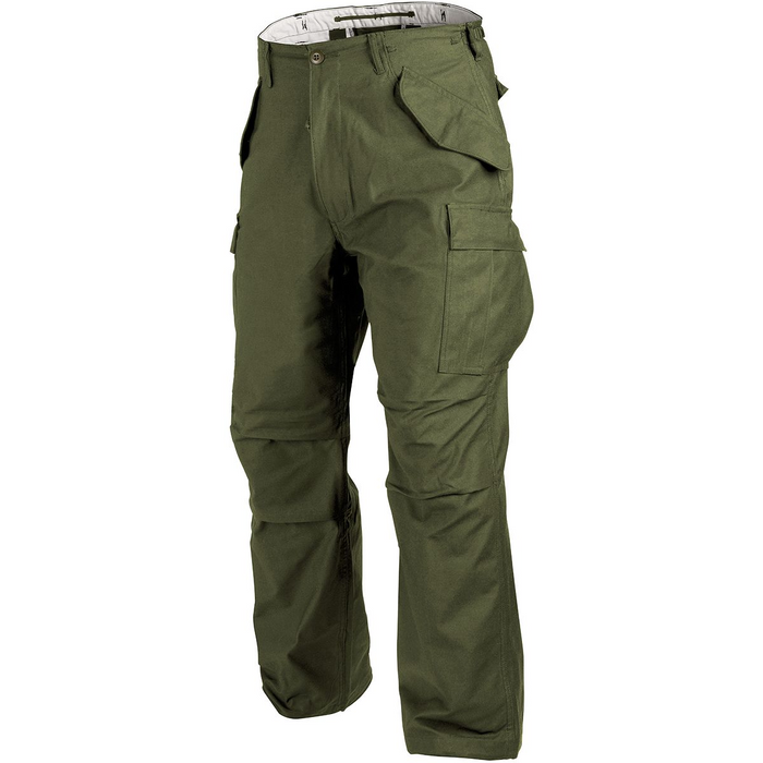 New M65 Field Pants – Black & Woodland Camo, Without Liner