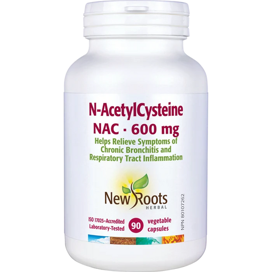 New Roots: N-AcetylCysteine NAC 600 MG