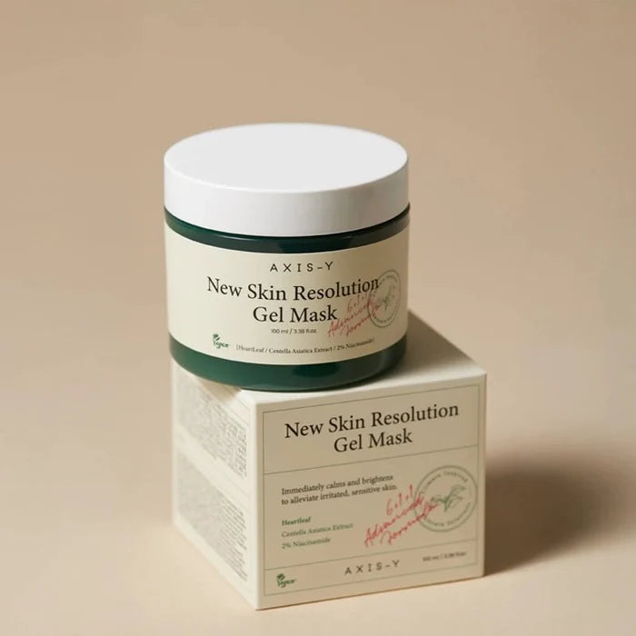 AXIS - Y New Skin Resolution Hydrating Gel Mask for Acne & Sensitive Skin - 100ml in Kuwait - Waha Lifestyle