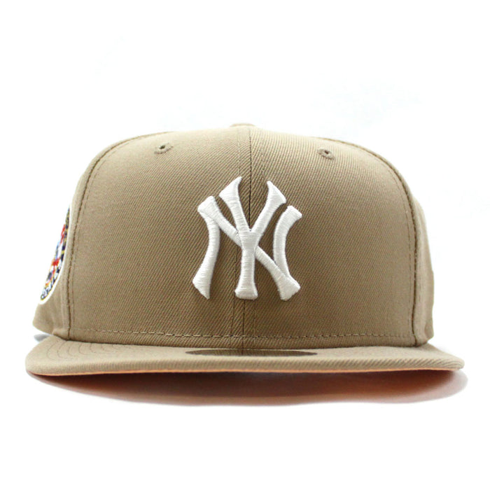 New York Yankees 1949 World Series New Era 59Fifty Fitted Hat (Camel Peach Under Brim)