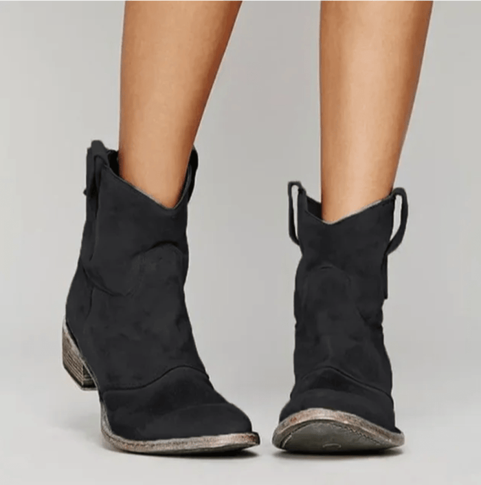 Nola | Comfortable Block-Heel Ankle Boots