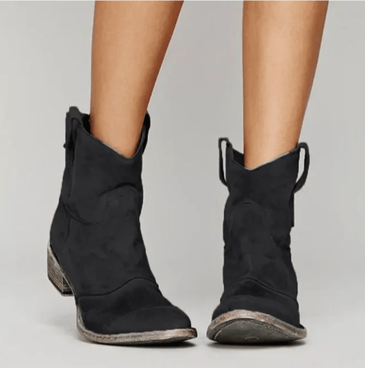 Nola | Comfortable Block-Heel Ankle Boots
