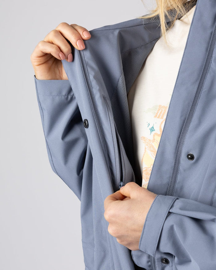North West Womens Waterproof Jacket in Blue