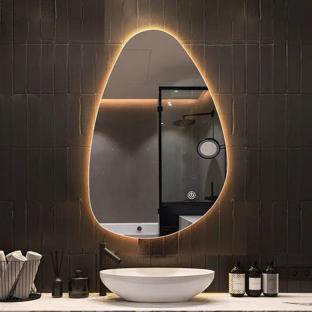 Octa Backlit Vertical Led Mirror With Touch Sensor (3 Led Lights Integrated)