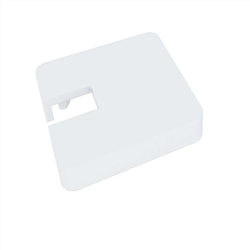 Offset one way notched cap - extended lip for semi frameless pool fence posts - Image 6