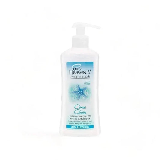 Oh So Heavenly Hygiene Clean waterless hand sanitiser 450ml with 70% alcohol and refreshing scent