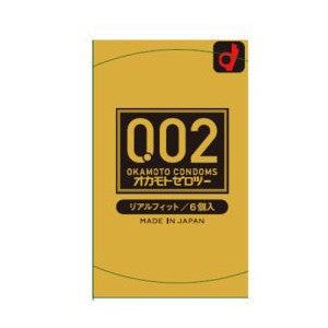 Okamoto Condoms 0.02 Real Fit 6pcs