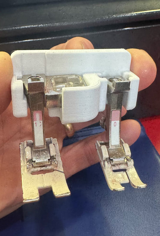 One of each foot holder 1 code & 1 non-coded Bernina Jeff Sewing Machine Tools Supplies Accessories