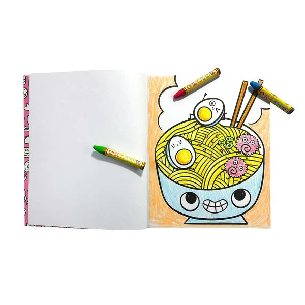 Ooly Color-in' Book - Happy Snacks