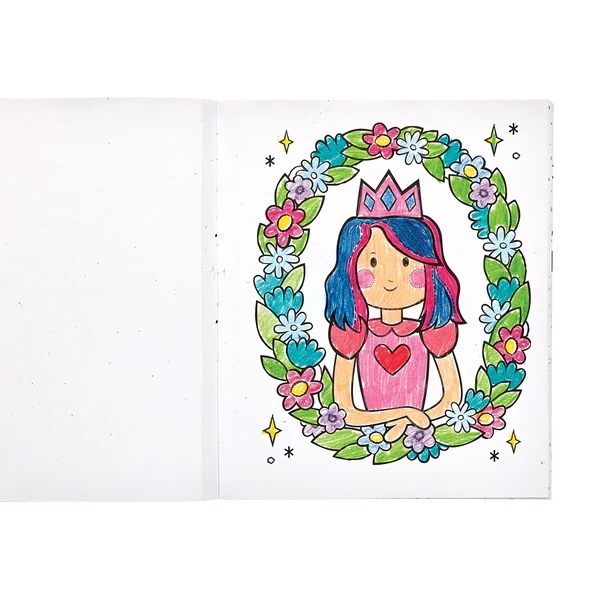 Ooly Color-in' Book - Princesses and Fairies