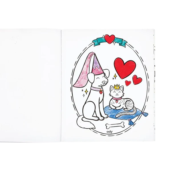 Ooly Color-in' Book - Princesses and Fairies