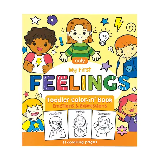 Ooly My First Toddler Color-in' Book - Feelings