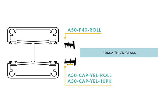P40 glazing rubber - Image 1