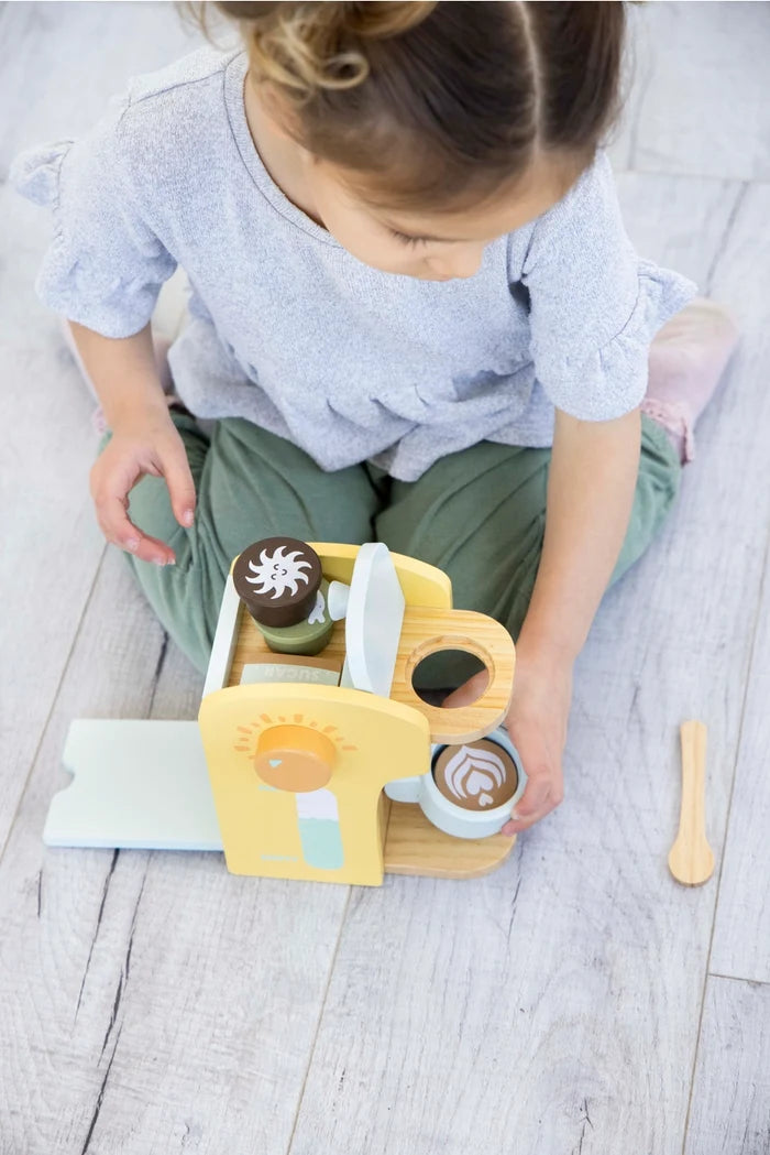 Pearhead Barista-in-Training Wooden Coffee Play Set