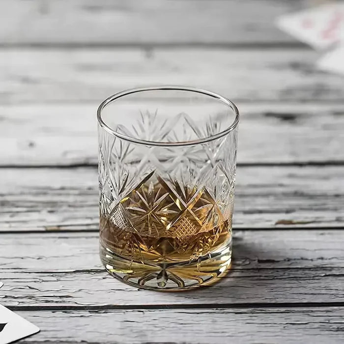 Perifly Italian Crystal Whiskey Glass