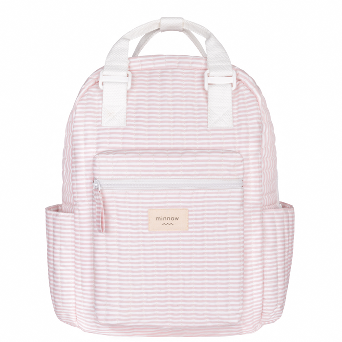 pink stripe backpack