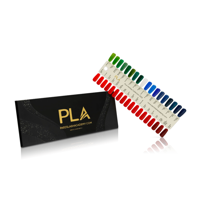 Holiday nail colors from PLA: Holiday Collection, full collection swatch
