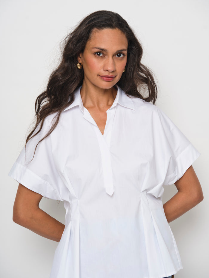Pleated Waist Shirt