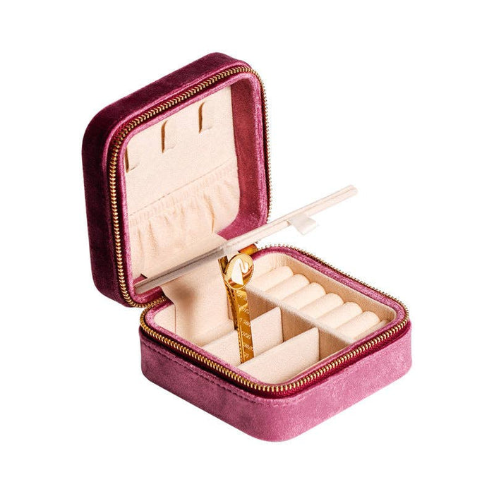 Plush Solid Color Travel Jewelry Case DPC251613