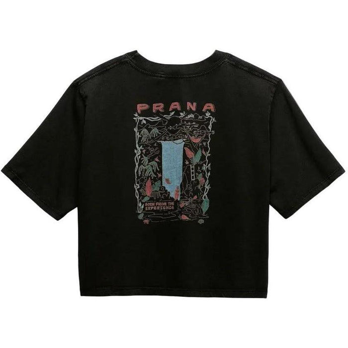 PRANA Women's Short Sleeve Everyday Paradise Creek Crop