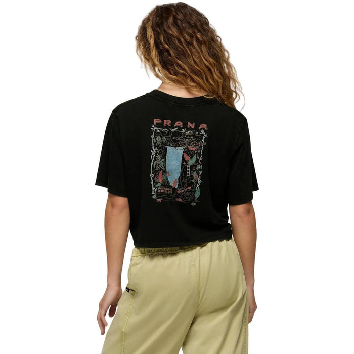 PRANA Women's Short Sleeve Everyday Paradise Creek Crop