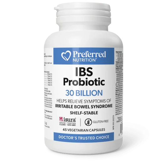 Preferred Nutrition: IBS Probiotic 30 Billion Capsules