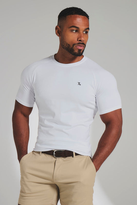 Premium Athletic Fit T-Shirt in White