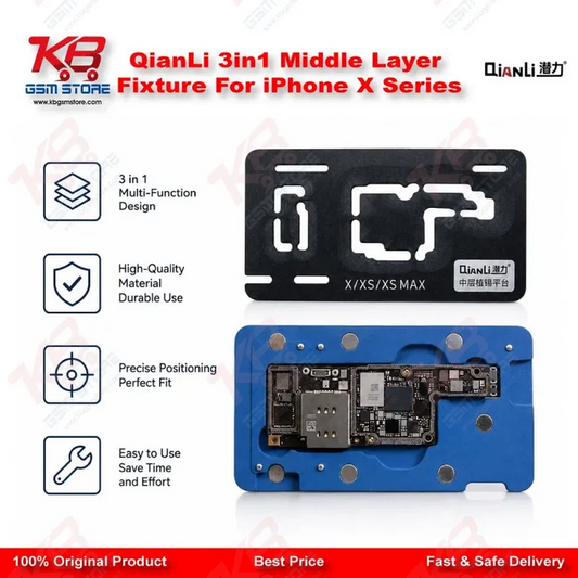 QianLi 3in1 Middle Layer Fixture For iPhone X Series