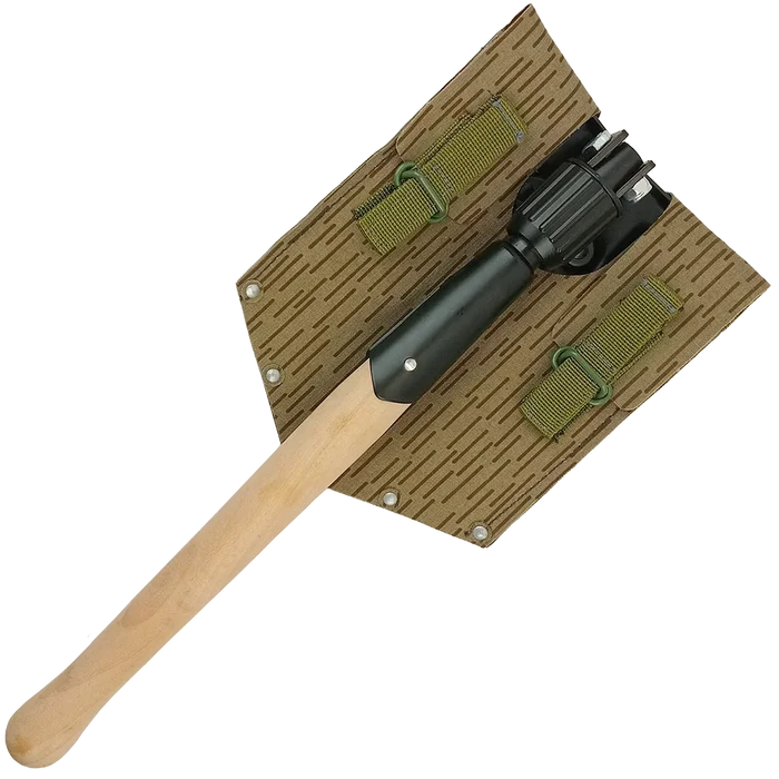 Repro East German Shovel With Cover - East German Army Surplus - Entrenching Tools