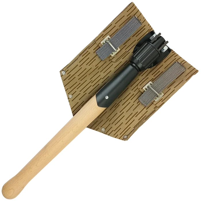 Repro East German Shovel With Cover - East German Army Surplus - Entrenching Tools