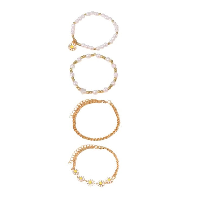 RETAIL $25  Kinsley Armelle Miss Daisy Bracelet Set*4 bracelets*YOUTH