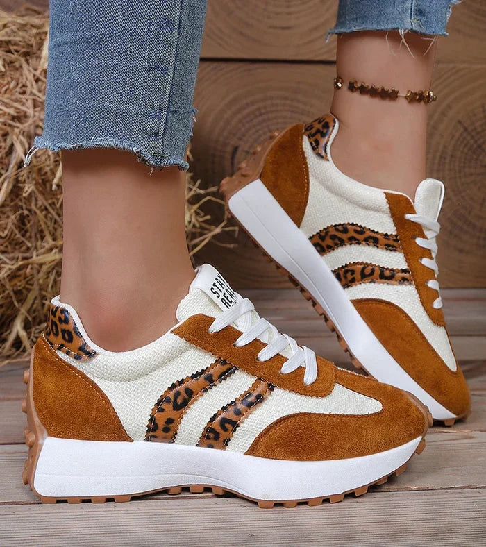 Beige with leopard print / 6 / 36