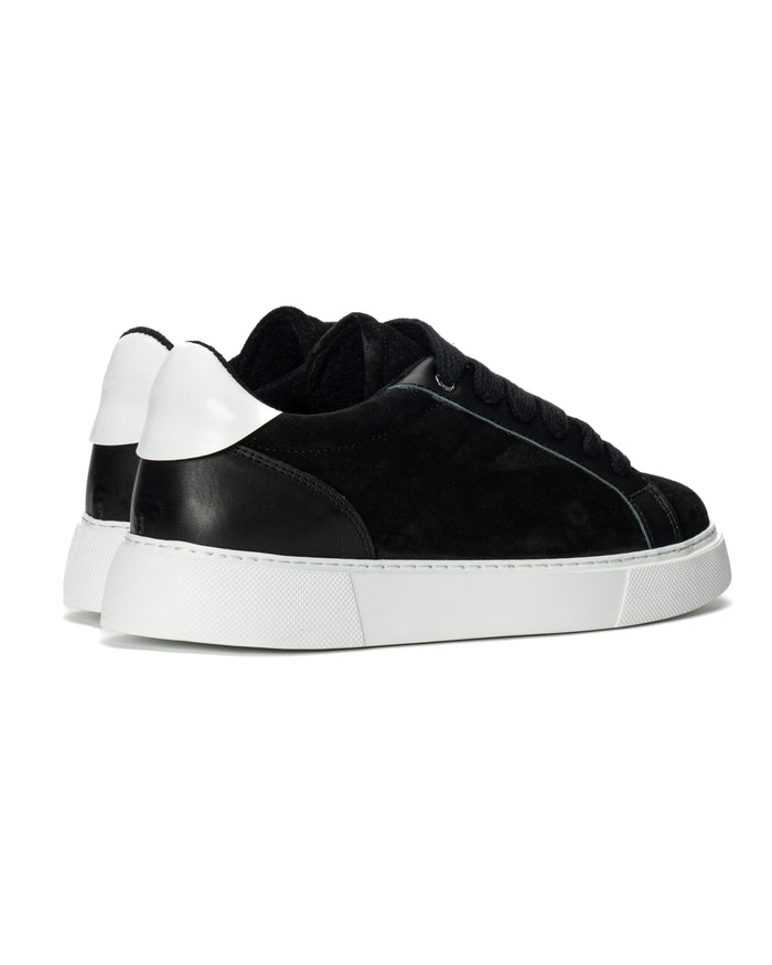 Rool Court Leather Sneakers in Black (4)